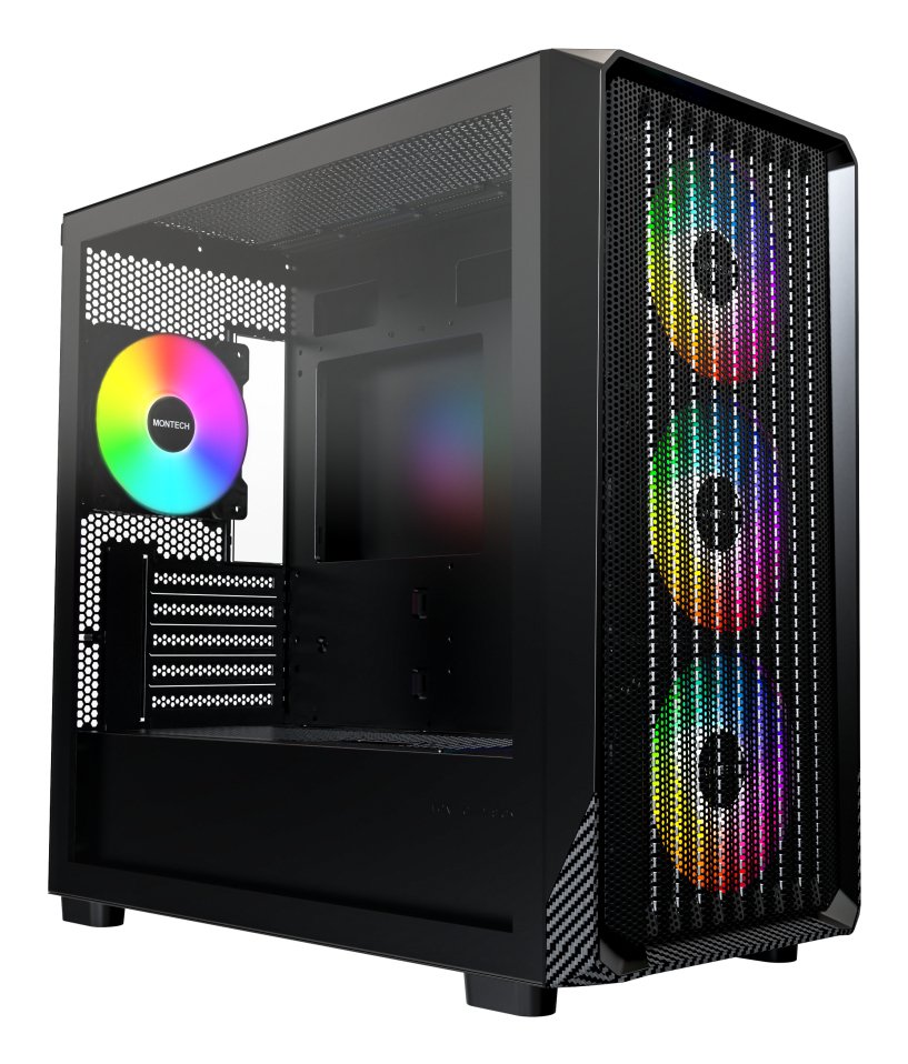 EAN 4710562749373 - Montech X5M (B) carcasa de ordenador Micro Torre Negro imagen 1