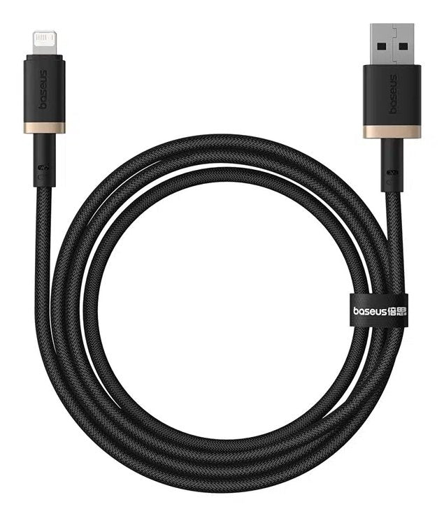 EAN 6932172669850 - Baseus P10377801U01-00 cable de conector Lightning 1 m Negro, Oro imagen 1