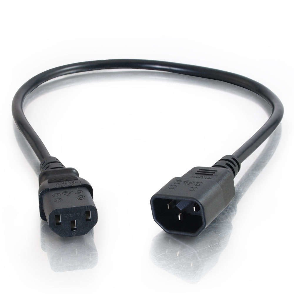 EAN 0757120885030 - C2G 88503 cable de transmisión Negro C14 acoplador C13 acoplador imagen 2