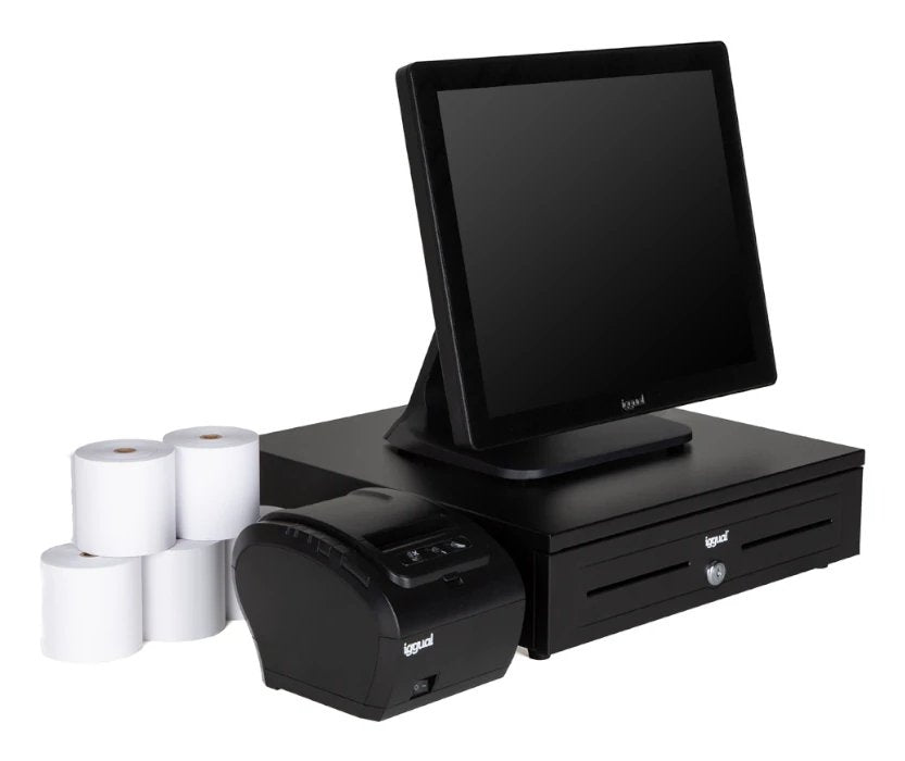 EAN 2520022418037 - iggual IGG319628pack N100 Todo-en-Uno 43,2 cm (17") 1280 x 1024 Pixeles Pantalla táctil Negro imagen 3