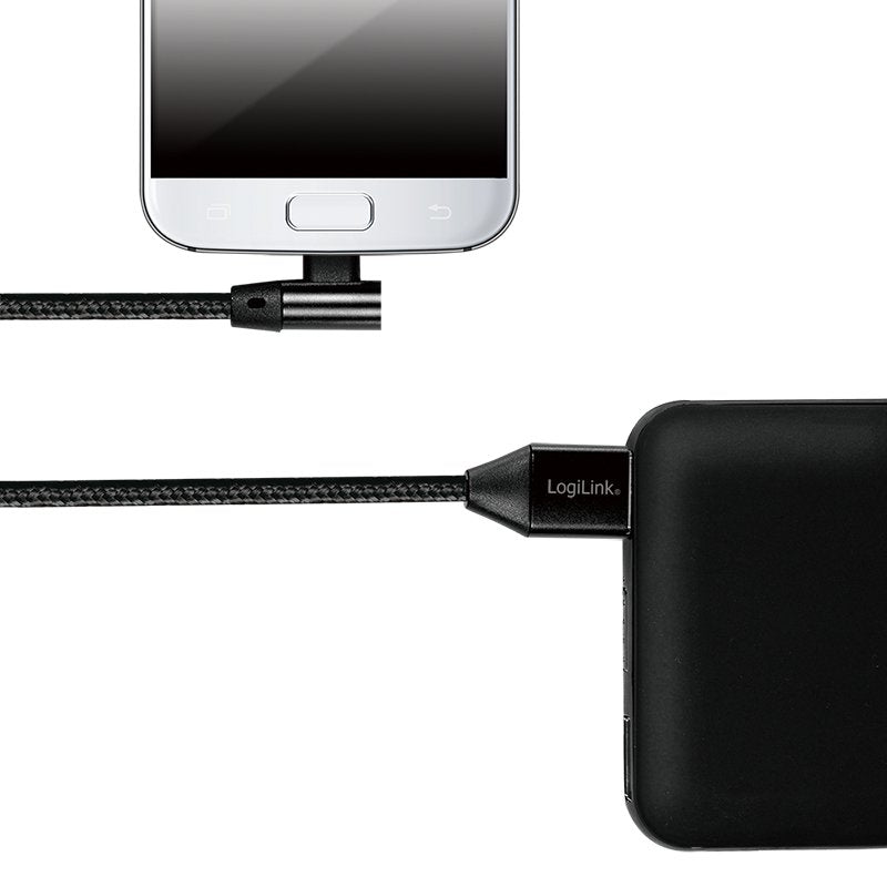 Logilink Cu0142 Cable Usb 0,3 M 2.0 Usb A Micro-Usb B Negro