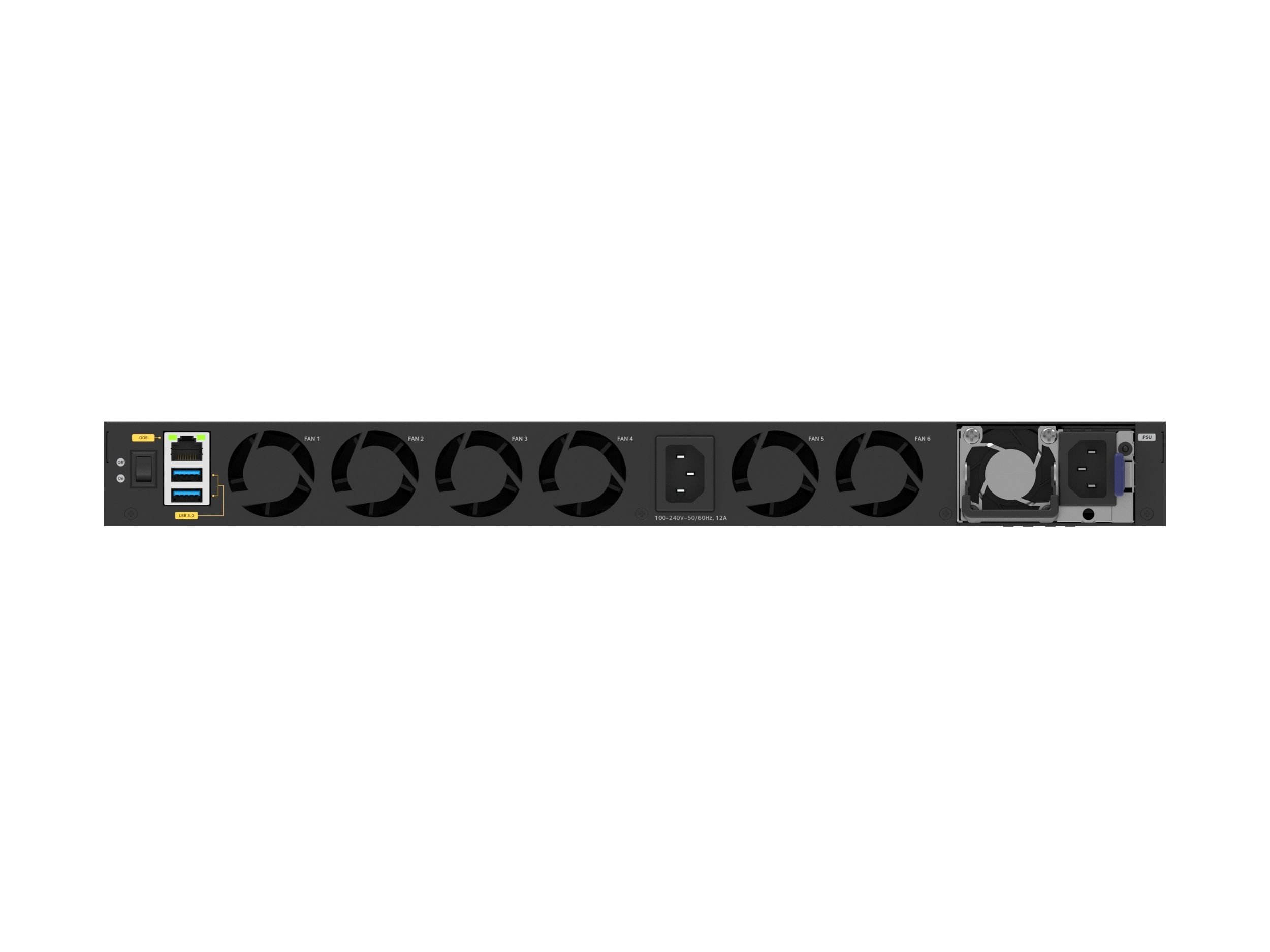 EAN 606449165135 - NETGEAR M4350-24X8F8V Gestionado L3 10G Ethernet (100/1000/10000) Energía sobre Ethernet (PoE) 1U Negro imagen 6