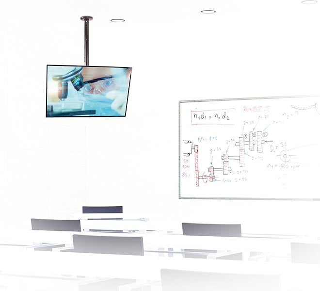 System 2 - Ceiling Mount With 50mm Adjustable Extension Pole -