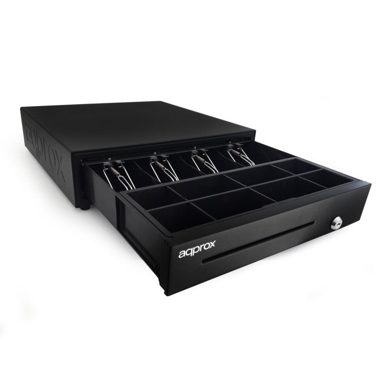 Cajón Portamonedas Approx Appcash01usb Manual Y Automático Negro