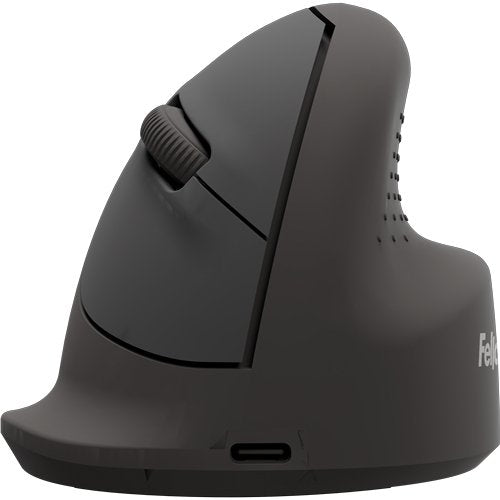 Ratón Fellowes 100143579 Bluetooth Usb Type-C 1600 Dpi Negro Ergonómico Vertical
