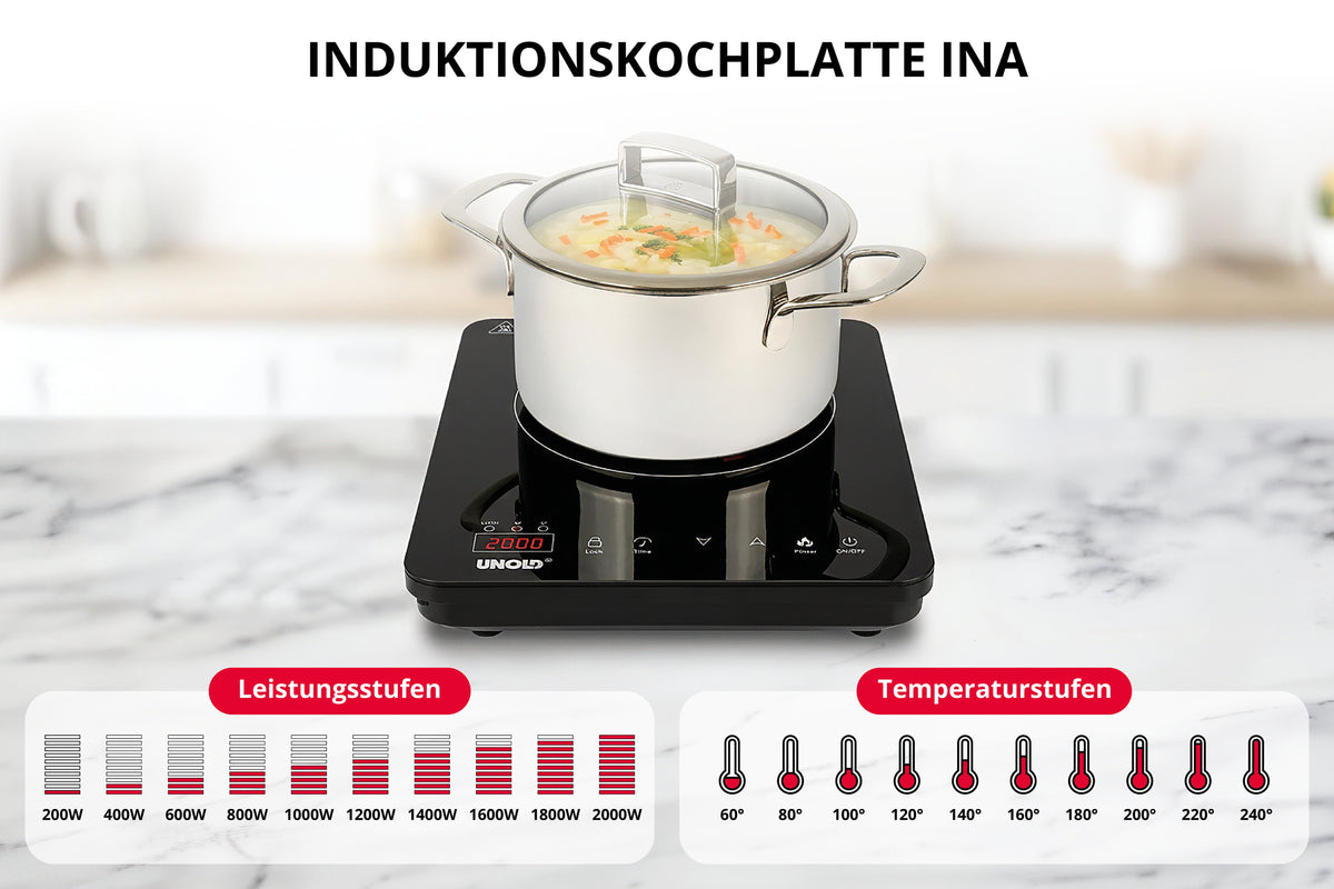 EAN 4011689583056 - Unold Induktionskochplatte Ina 58305 Negro Encimera Con placa de inducción 1 zona(s) imagen 5