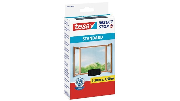 EAN 4042448169433 - TESA 55672-21 red anti mosquitos Ventana Antracita imagen 1