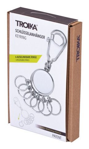 EAN 4024023110047 - TROIKA PATENT Llavero de anilla Plata imagen 5