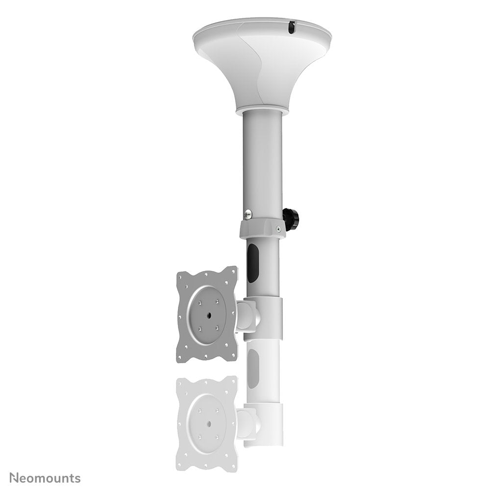 Soporte Para Techo Newstar Fpma-C025silver (10 "- 30"; Para 1 Pantalla; Giratorio, Techo, Inclinación)