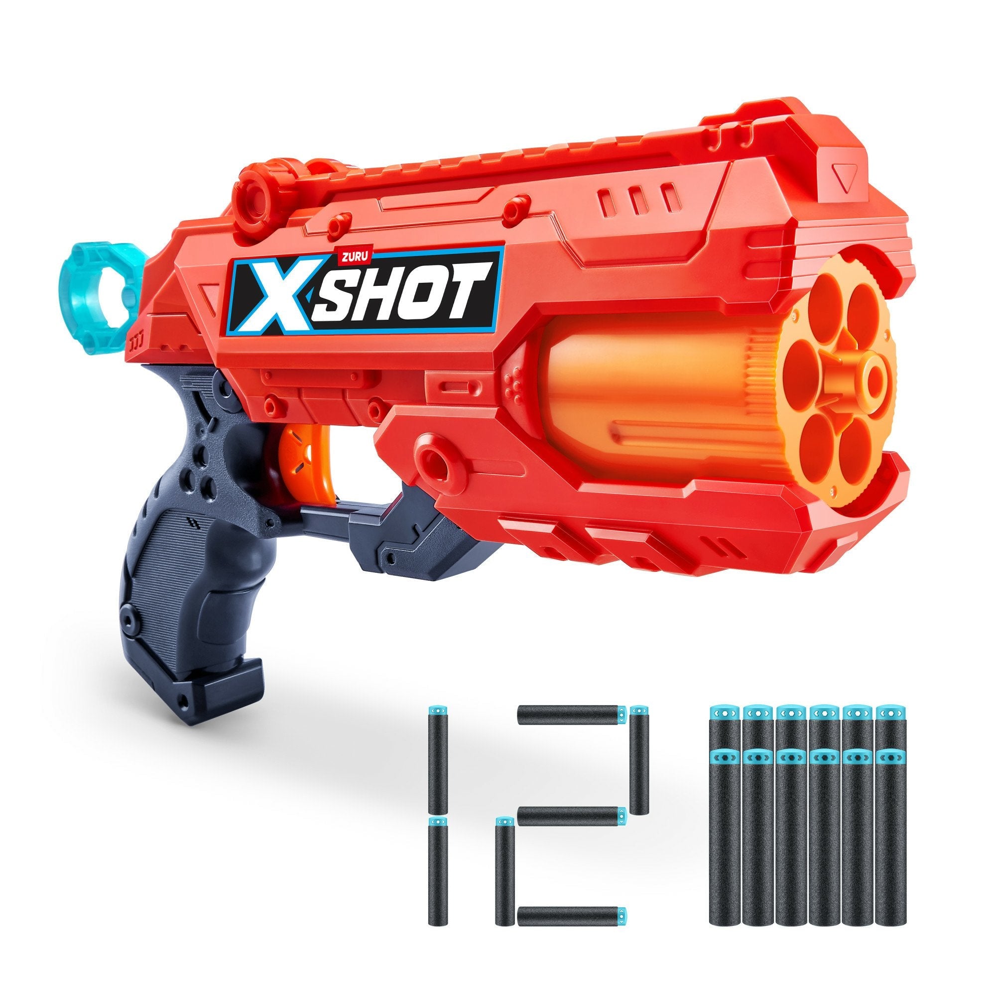 Zuru X-Shot Excel - Lanzador Reflex 6 Con Dardos, Lanzador De Dardos 36433