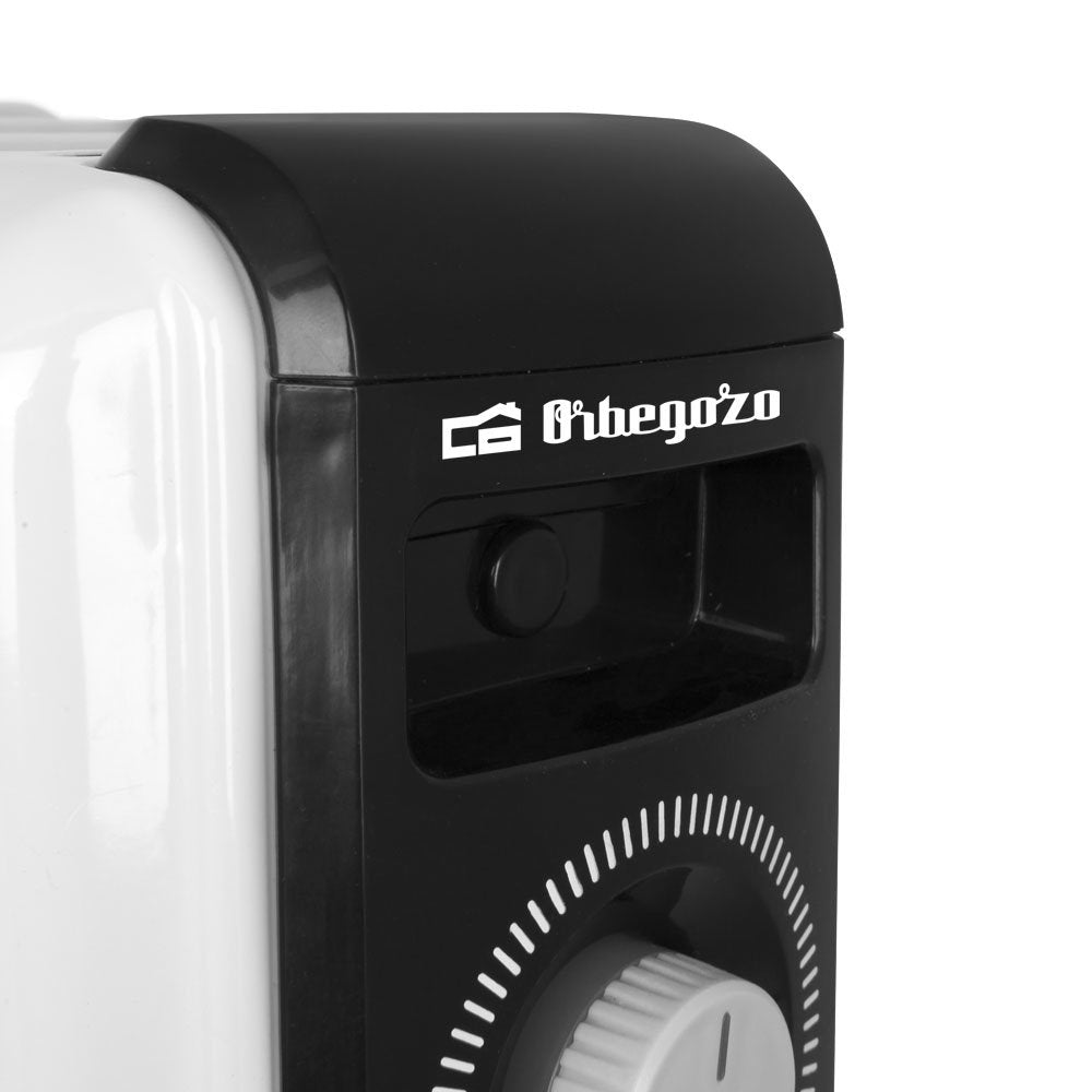 Radiador De Aceite Orbegozo Rf 2000 3 Potencias 800-1200-2000w 9 Elementos Caloríficos