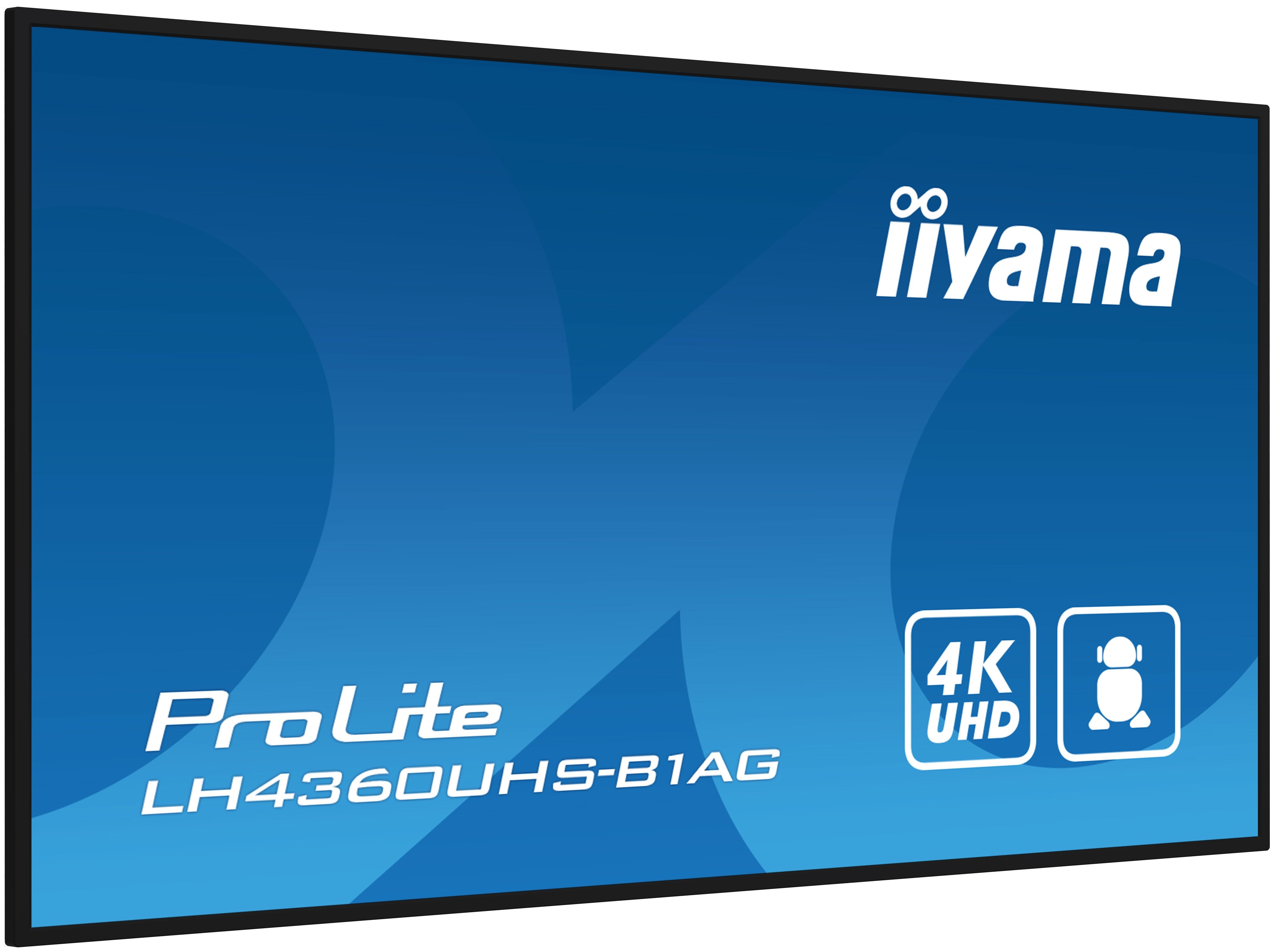 EAN 4948570122295 - iiyama LH4360UHS-B1AG pantalla de señalización Pizarra de caballete digital 108 cm (42.5") LED Wifi 500 c imagen 6