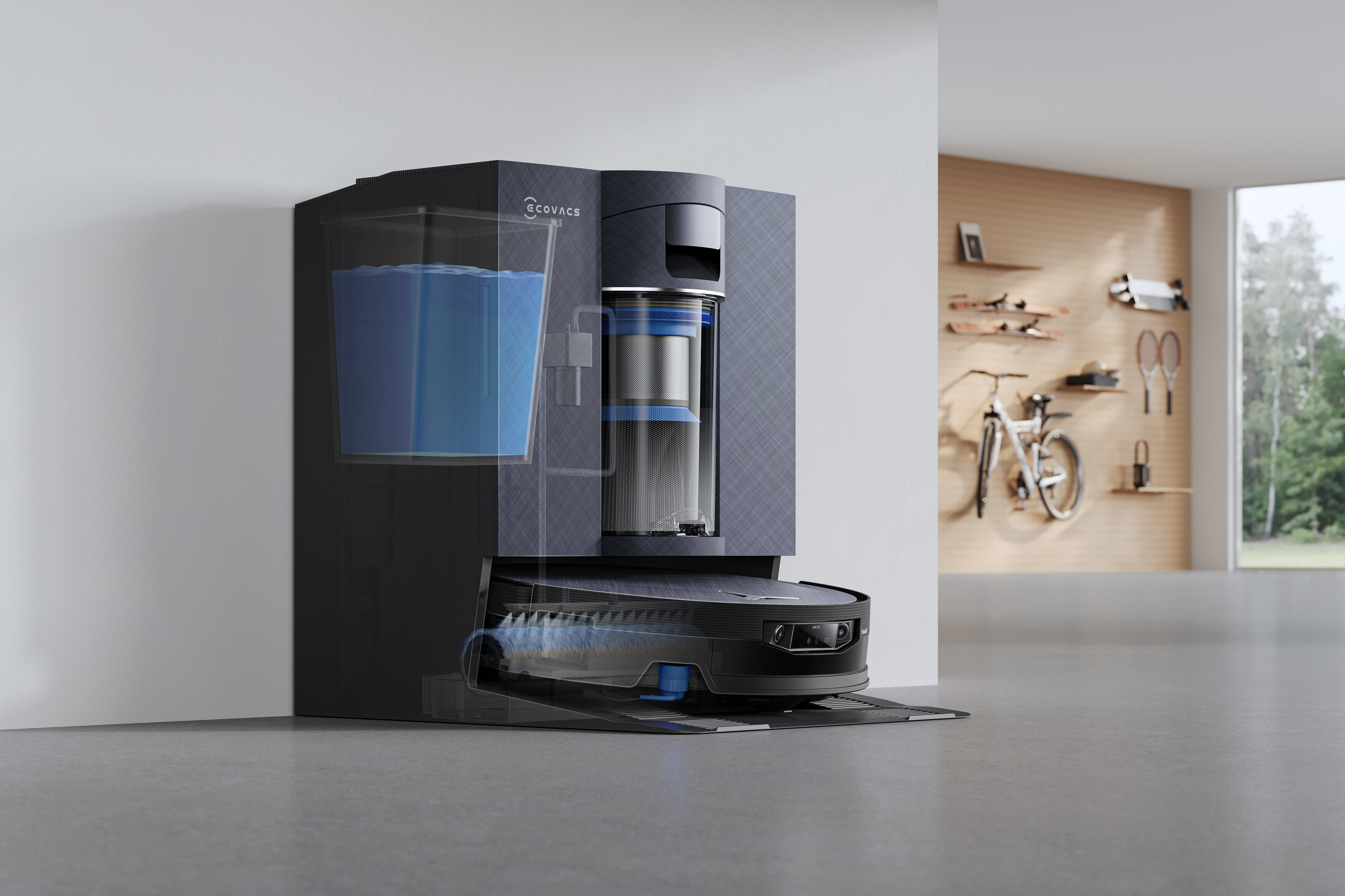 Ecovacs Vacuum Cleaner Deebot X12 Omnicyclone Negro Negro (Dex35)