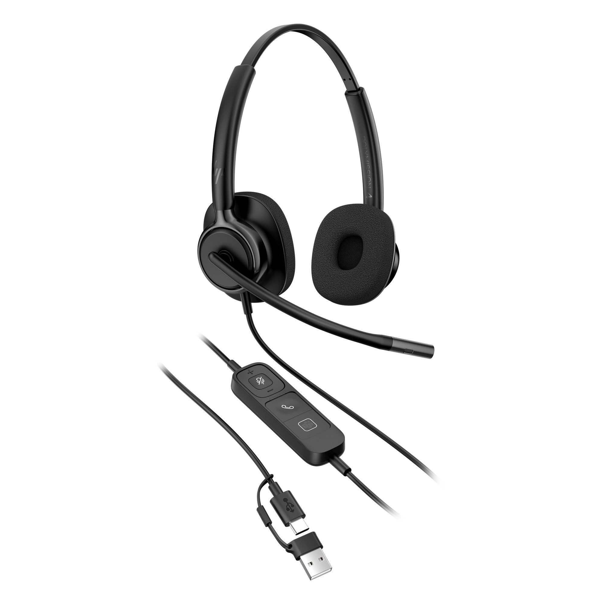 EAN 0199896046411 - HP Poly Mission 415 Monaural USB Wired Headset Alámbrico Diadema Negro imagen 3