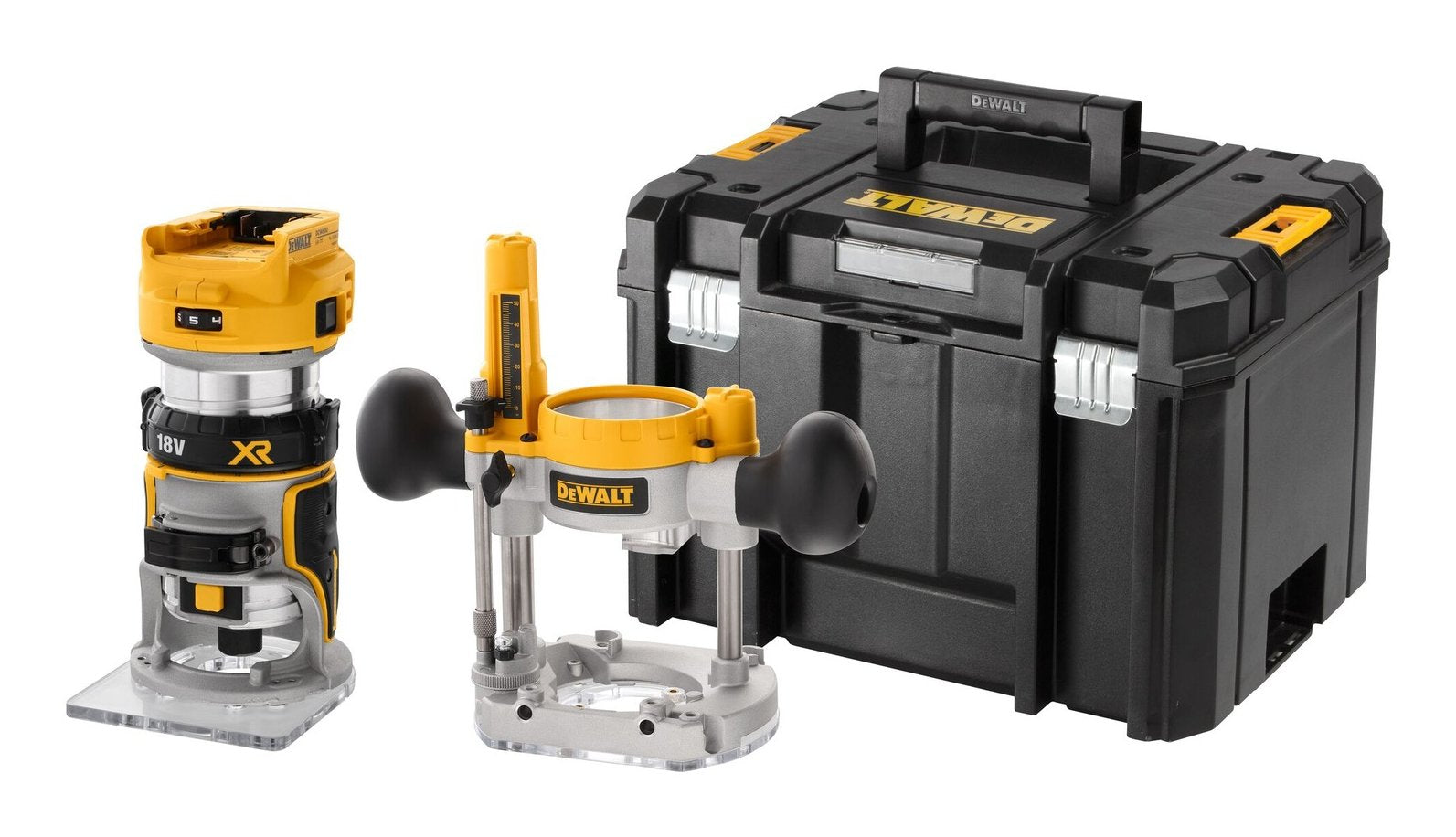 EAN 5035048711804 - DeWALT DCW604NT-XJ fresadora y desbastadora Negro, Amarillo 25500 RPM imagen 1