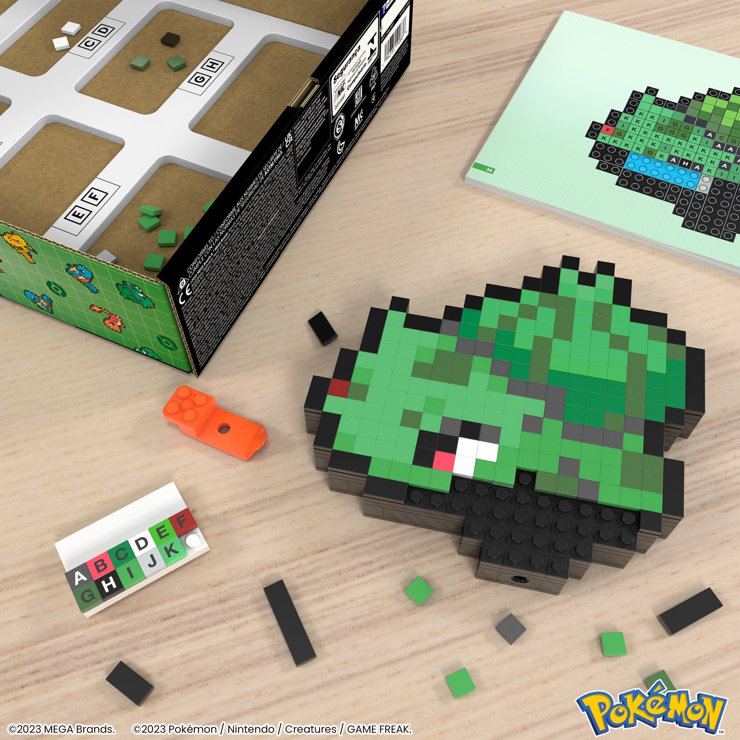 Mattel Mega Pokémon Bisasam Pixel Art Hth75