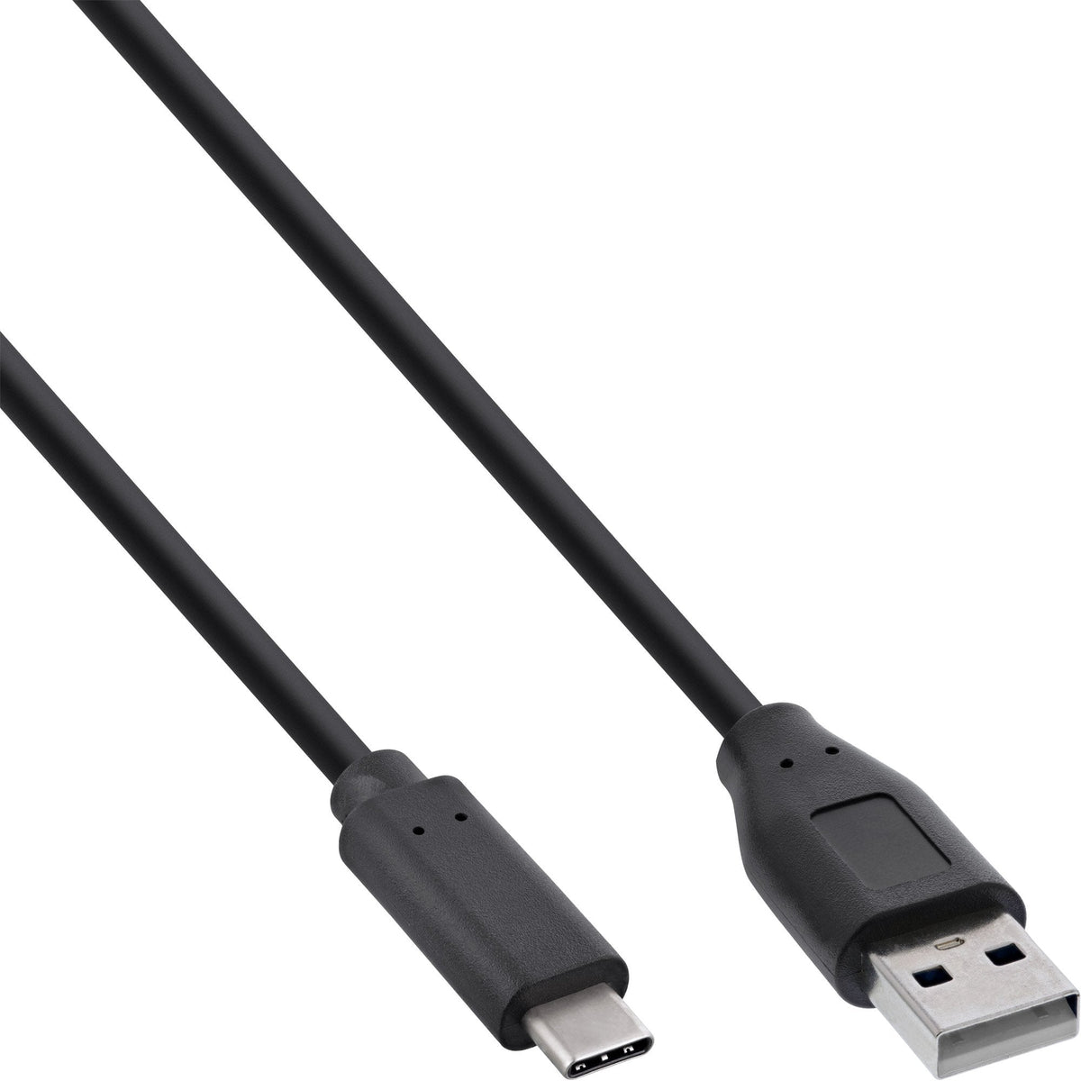 Cable Inline Usb 2.0, Tipo C Macho A A Macho, Negro, 1,5 M