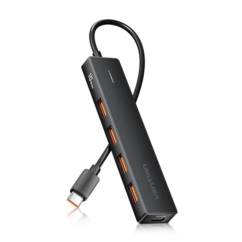 EAN 6922794786196 - Vention CHJBB hub de interfaz USB 3.2 Gen 2 (3.1 Gen 2) Type-C 10000 Mbit/s Negro imagen 1