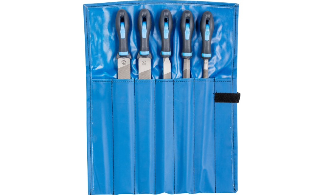 Pferd 11800551 - Werkstattfeilen-Set. In Bolsa Enrollable Hieb