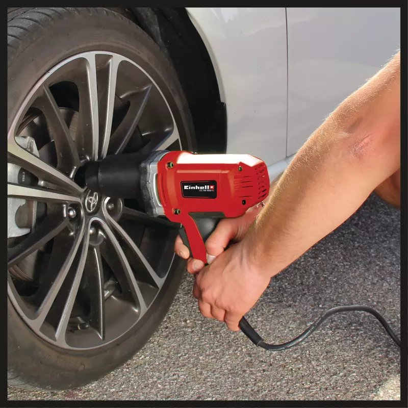 Llave De Impacto Einhell Cc-Iw 950/1, 1/2" (Rojo/Negro, 950 Vatios, 450 Nm, En Estuche)