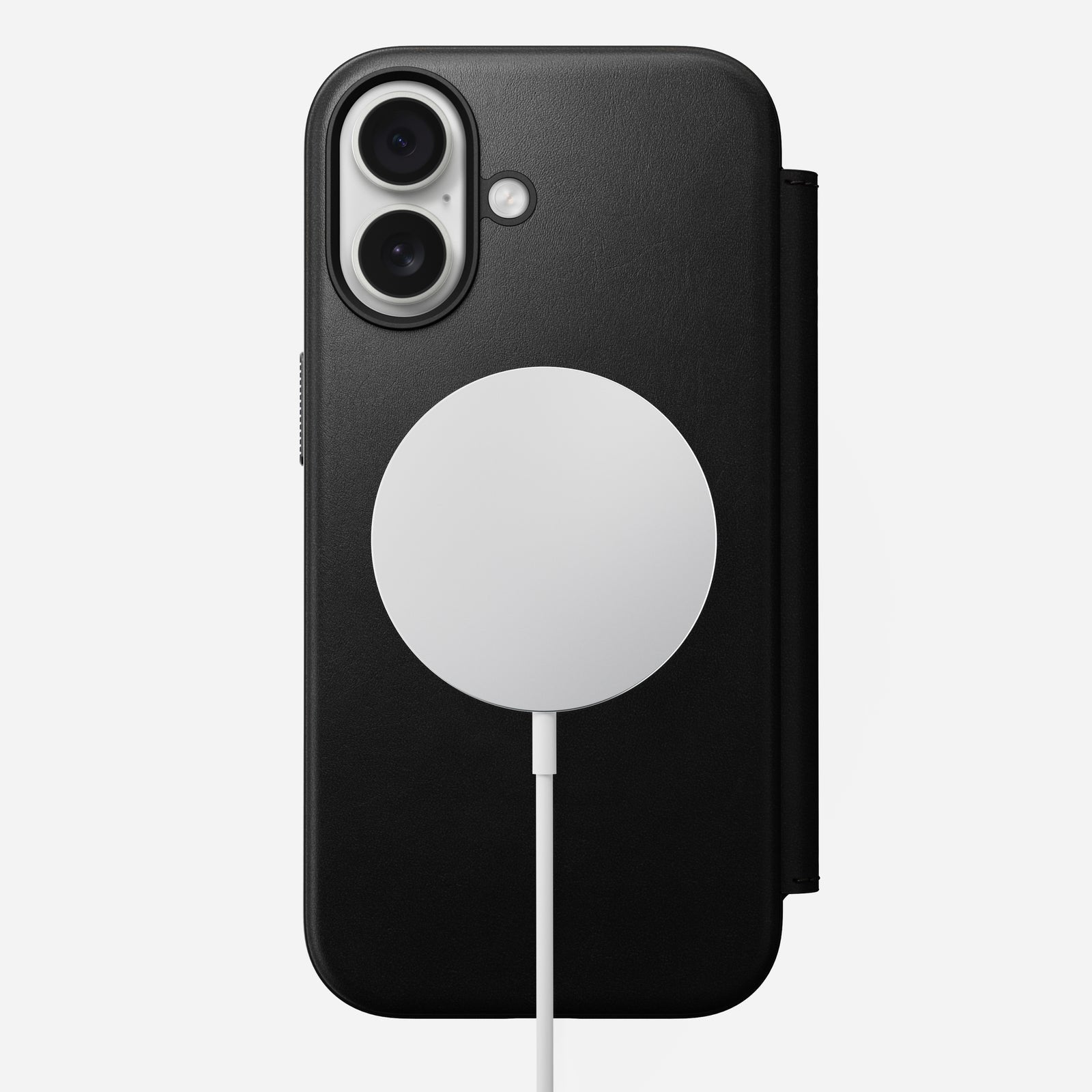 Nomad Modern Leather Folio Iphone 17 Black