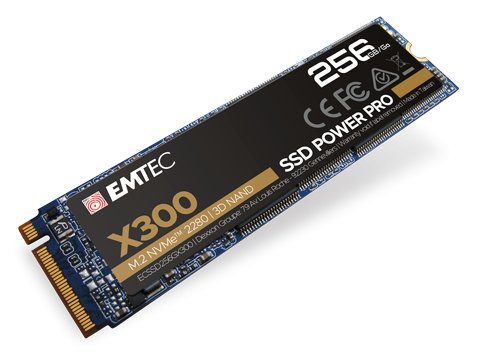 EAN 3126170170729 - Emtec X300 256 GB M.2 PCI Express 3.0 NVMe 3D NAND imagen 1