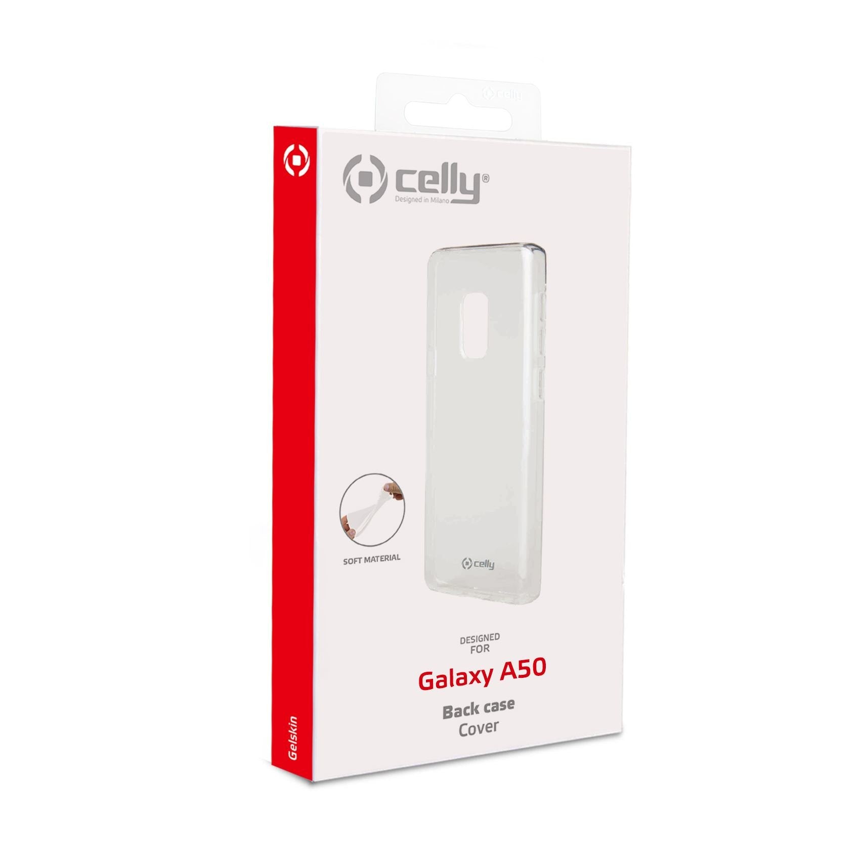 Celly Gelskin Funda Para Galaxy A50 16,3 Cm (6.4") Transparente