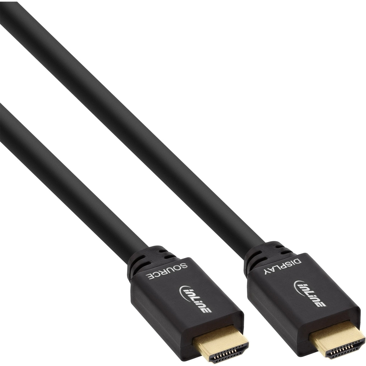 Cable Hdmi De Activo Inline Con Ethernet Macho Negro 30m