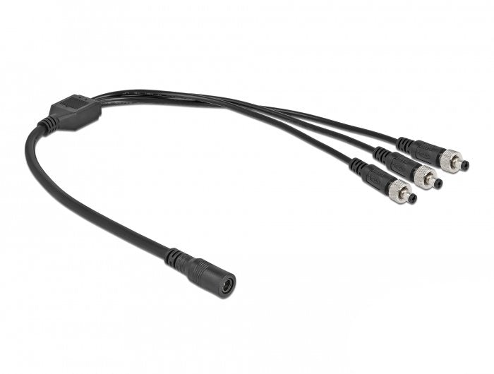 Delock Dc Verteilercable 5,5 X 2,1 Mm 1 X Buchse Zu 3 X Stecker Verschraubbar