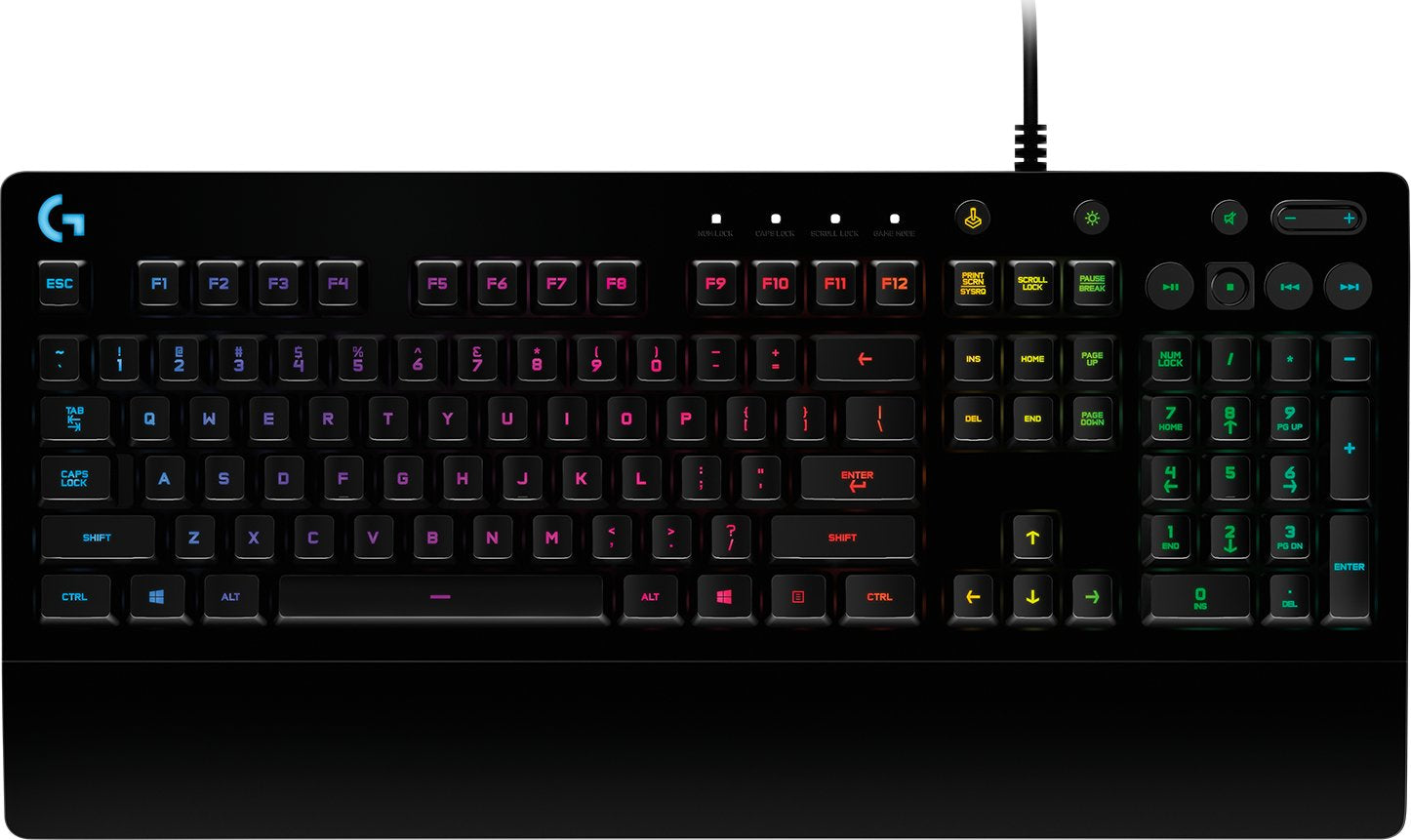 Teclado Portugués Logitech G G213 Prodigy Usb Qwerty Negro