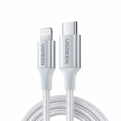 EAN 4018931705235 - Ugreen 70523 cable de conector Lightning 1 m Plata imagen 1
