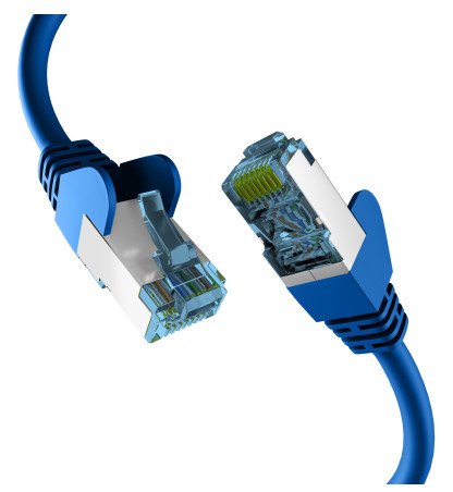 Efb Rj45 Cable De Red Con Cat7 Rohcable Azul 15m