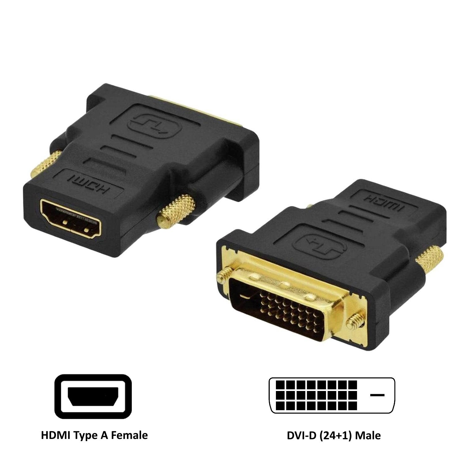 EAN 8056045870711 - Ewent EC1371 cambiador de género para cable DVI-D 24+1 HDMI Negro imagen 2