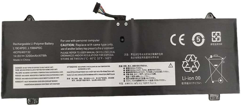 Laptop Battery For Lenovo  47.36wh Li-Ion 14.8v 3200mah