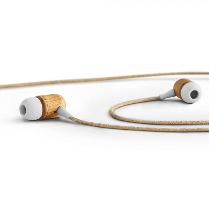 Auricular Energy Earphones Eco Cherry Wood Mic Control Talk 450428