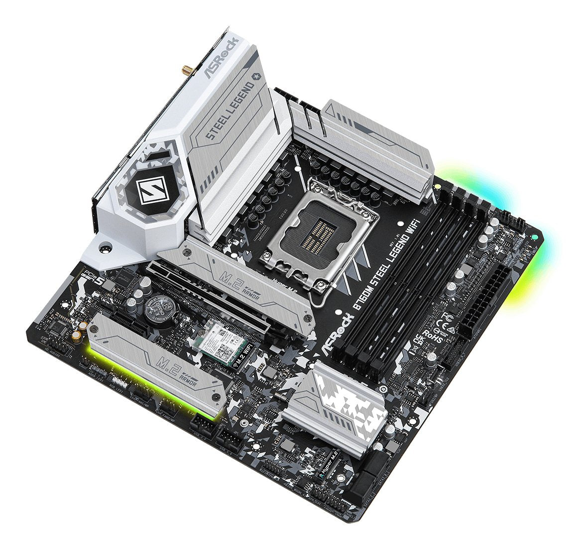 EAN 4710483941795 - Asrock B760M Steel Legend WiFi Intel B760 LGA 1700 micro ATX imagen 3