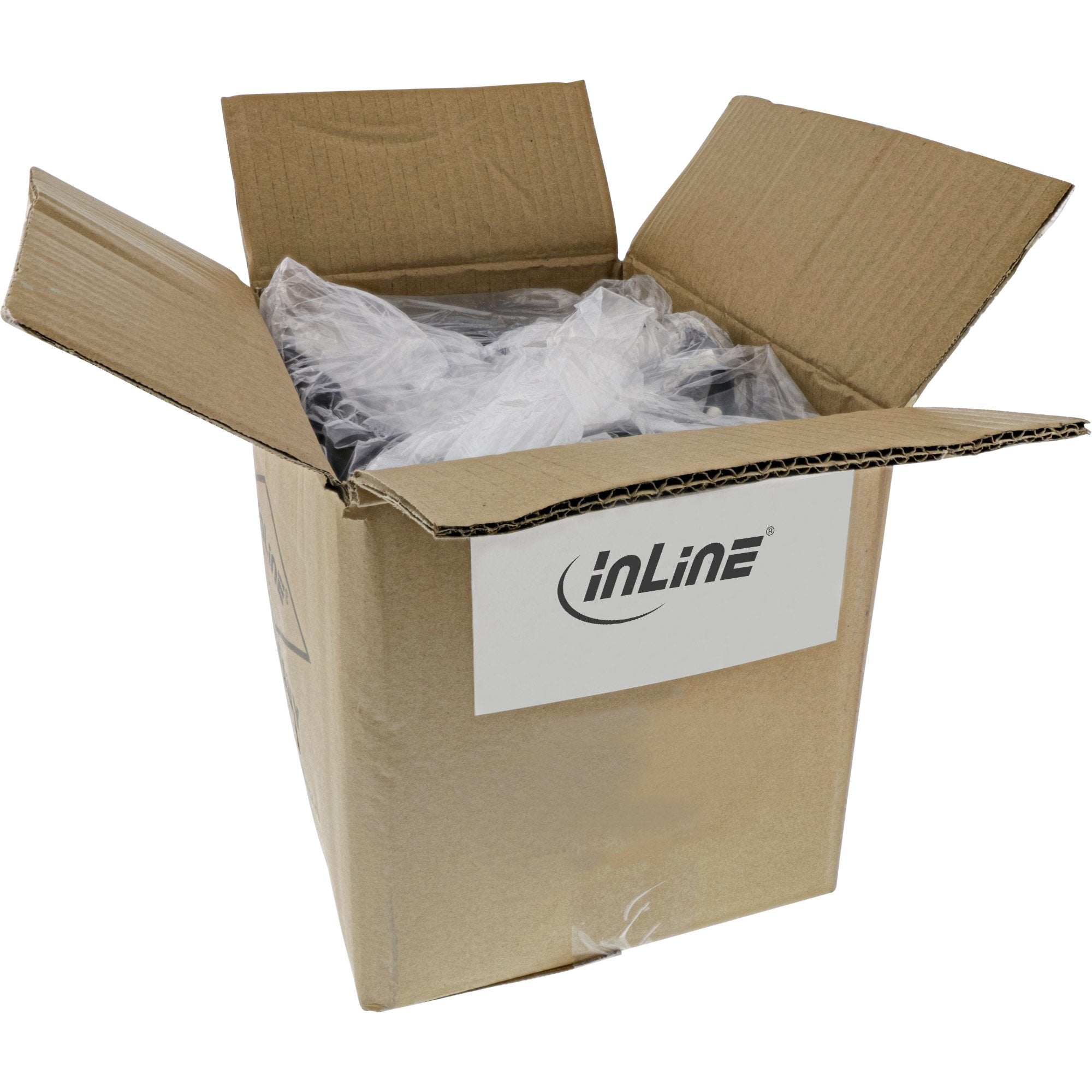 50 Pcs. Bulk Pack Inline® Displayport 1.4 Cable, Negro, Gold-Plated Contacts, 2m
