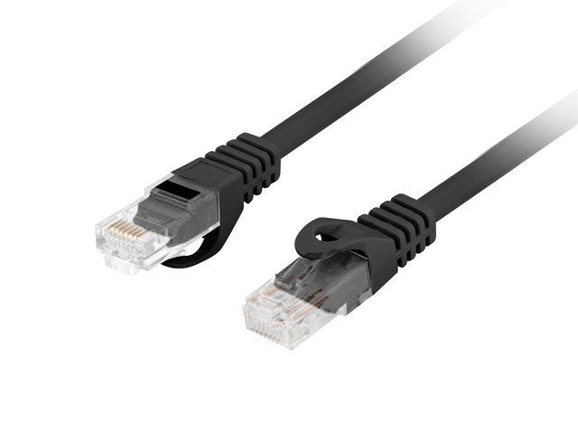Cable De Red Cat.6 Utp Lszh Cu 5m Negro Fluke Passed Lanberg