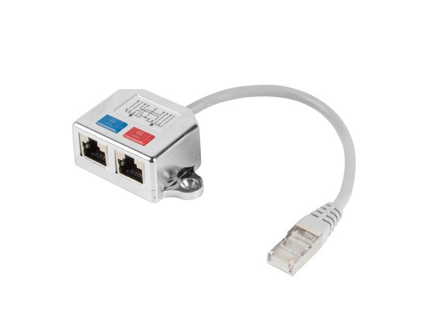 EAN 5901969413328 - Lanberg AD-0026-S divisor de red Plata imagen 1