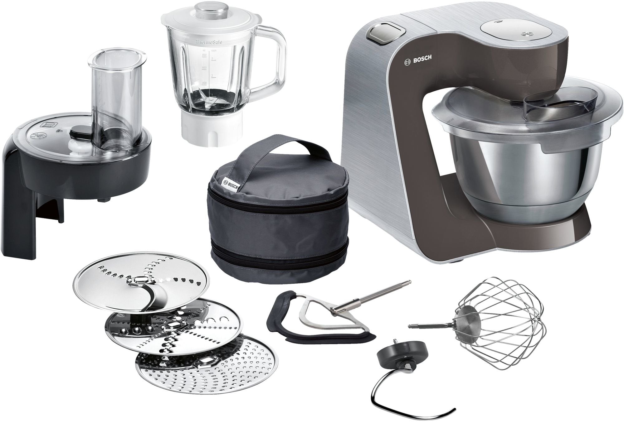 Bosch Mum58a20 Robot De Cocina 3,9 L Antracita, Plata 1000 W