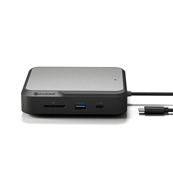 Alogic Duch2 Base Para Portátil Y Replicador De Puertos Alámbrico Usb 3.2 Gen 2 (3.1 Gen 2) Type-C Negro, Gris