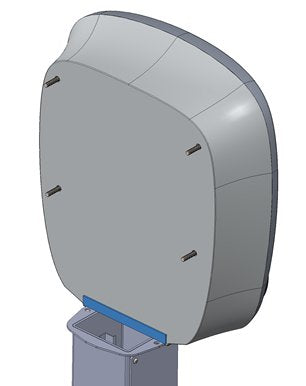 EAN 7350084190931 - Charge Amps Aura Poste para instalación de punto de recarga Acero inoxidable imagen 1