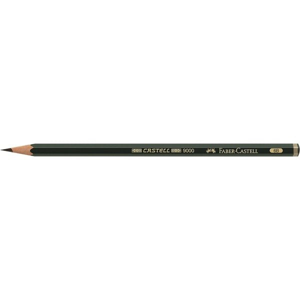 Lapices De Grafito Faber 9000 6b