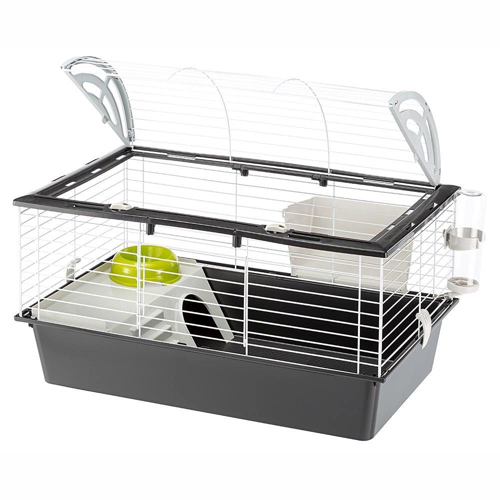 EAN 8010690092546 - Ferplast Casita 80 Cobaya Negro, Blanco imagen 9