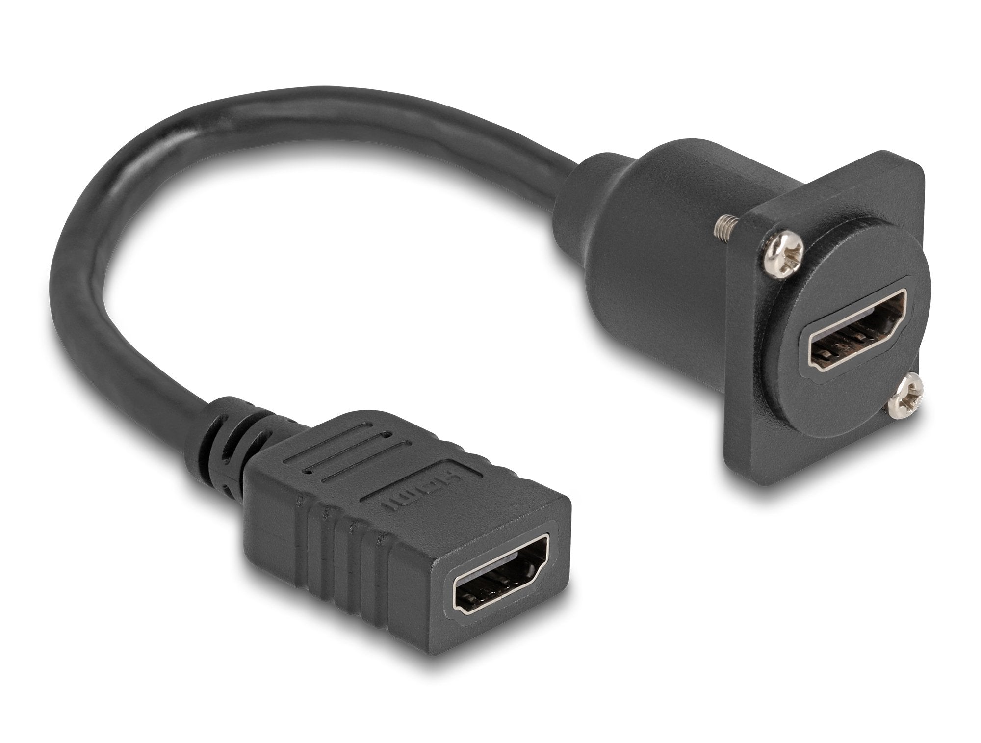 Cable Tipo D Delock Toma Hdmi > Toma Hdmi Negro, 20 Cm