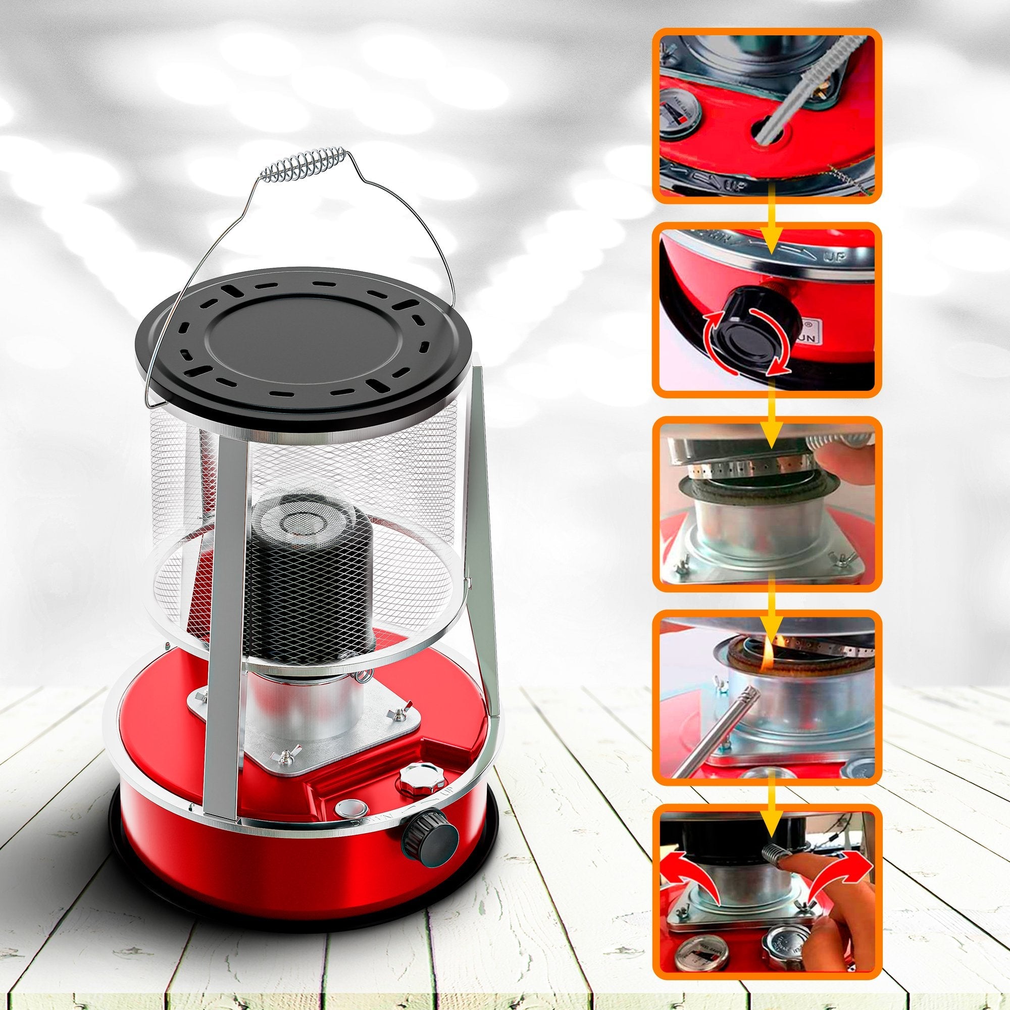Extralink Aladdin Kerosene Heater Ekh-460 4,6l
