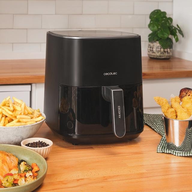 Freidora Cecotec 04971  5,5 L Independiente 1500 W De Aire Caliente Negro