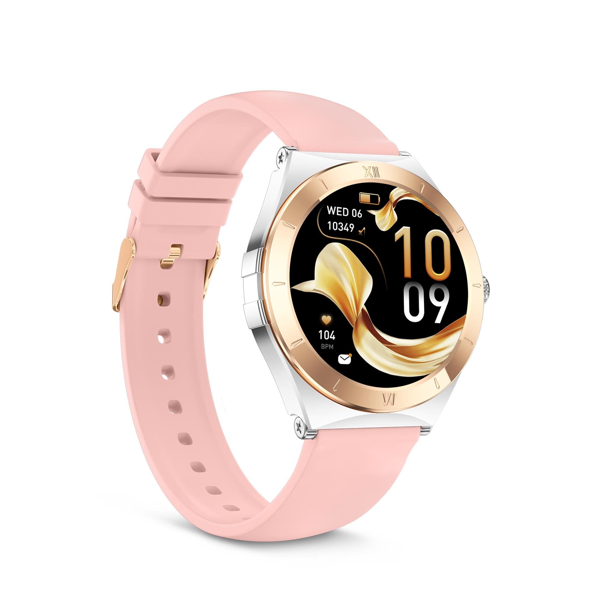 Ksix Lya Rosa Smartwatch 1.19" 2 Correas (Metal + Silicona)