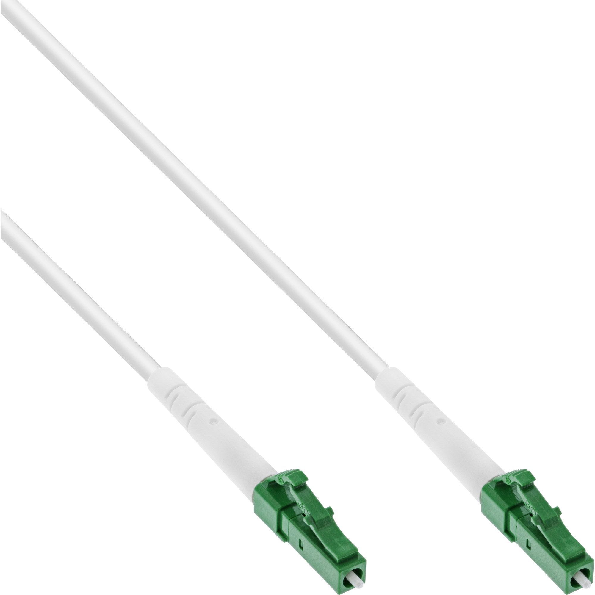 Cable Símplex De Fibra Óptica Inline, Ftth, Lc/Apc 8° A Lc/Apc 8°, 9/125 ?M, Os2, 5 M