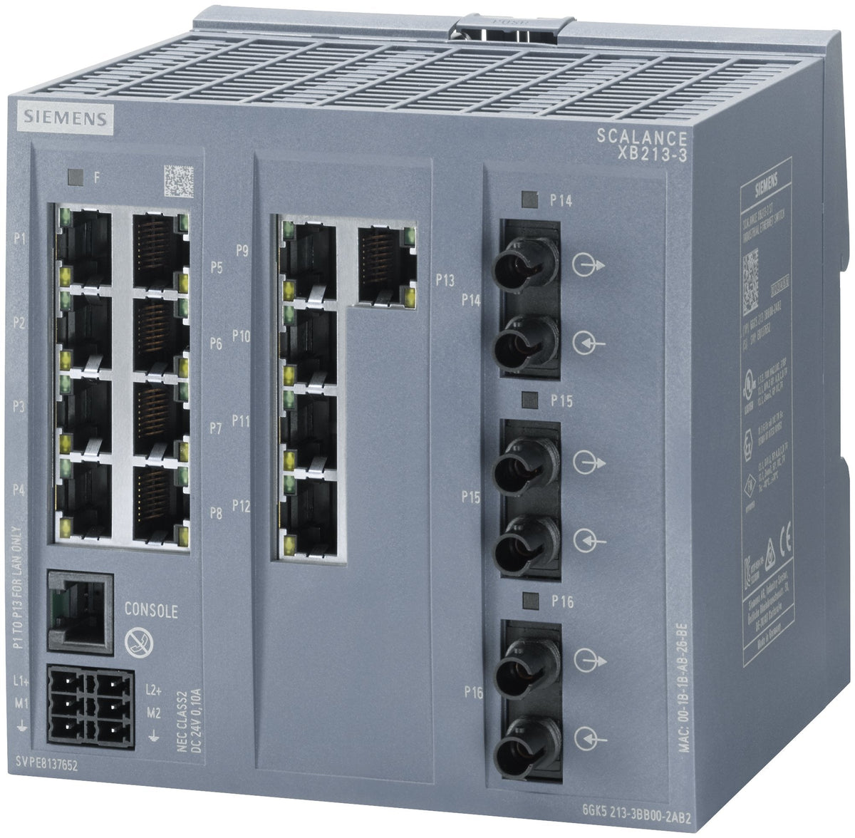 Siemens 6gk5213-3bb00-2ab2 Industrial Ethernet Switch 10 - Switch - 0,1 Gbps